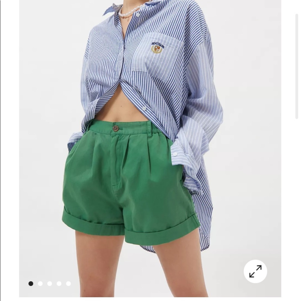Urban Outfitters BDG Kelly High-Waisted Rolled-Hem Chino Short